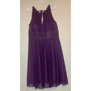 Jessica Howard Purple Cocktail Dress